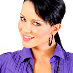First pic of Katya Nova Naughty Secretary in Purple Pantyhose