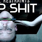 Fourth pic of SexPreviews - Kel Bowie is bound in wooden stock her ass spanked red and tits clamped