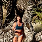 Third pic of Like the wild tigress this sexy nude babe Ariel X is hiding in the jungles