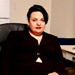 Fourth pic of Chubby Loving - Mature BBW In Stockings Posing At Home