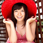 First pic of Ayana Tanigaki Asian shows pussy and ass in red panty under dress