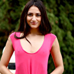 First pic of Cira Nerri bares her tight ass and sweet pussy outdoors.