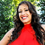 First pic of Eva Notty Pops Big 34J Boobs in Front of Jaguar 