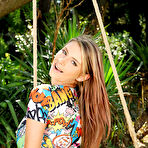 Third pic of Swinging Sweetheart free photos and videos on DDFBusty.com