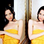 First pic of Cute slim brunette Zsanett Tormay shows her small tits and her silky pussy