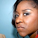 Fourth pic of Black girl Amile Waters and her friend Cassidy Clay enjoying the hot interracial group fucking