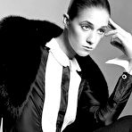 Third pic of Charlotte Gainsbourg blacl-&-white sexy scans