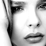 Second pic of Chloe Moretz black-&-white sexy scans