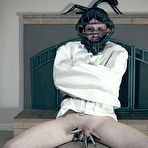Third pic of SexPreviews - London River femdom nurse playing with bound submissive Slave Fluffy