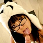 Second pic of Only cute asian girls can give amazing cosplay blow jobs like this.