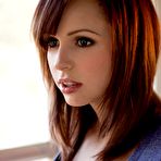 First pic of Brunette cutie Hayden Winters is sharing her delicious soft boobs with the viewers