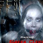 Fourth pic of SexPreviews - Sierra Cirque in stockings is metal bound and toyed by maledom