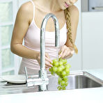 Fourth pic of Alexis Crystal in Grapes on her Tongue