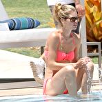 Third pic of Doutzen Kroes in pink bikini candids in Miami