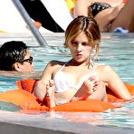 Fourth pic of Eiza Gonzalez sexy in bikini poolside shots