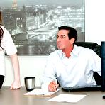 First pic of Guy goes wild from big boobs of Tessa Lane and fucks her right on the table