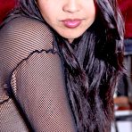 Third pic of Sexy dressed Mika Tan spreads and fingers her wet asian pussy on a pool table