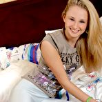 Fourth pic of Ivana Sugar in Teen blonde girl fucked on her bed