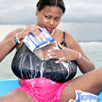 First pic of Miosotis pouring milk. 