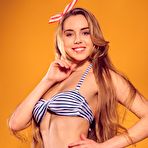 First pic of Izabella in Red Shorts