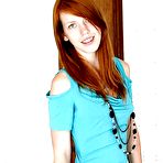 First pic of Skinny redheaded pornstar Rain cats Kester flashing teen breasts... at Young Ass Pics