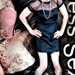 First pic of SexPreviews - London River femdom spanks and strapons bound sexy dress sissy Artemis Faux