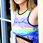 First pic of Bosomy Latina chick Keisha Grey is getting her shaved nub drilled with tongue and member