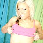 Second pic of Tight blonde Kacey Jordan with alluring smile and loose pussy gets fucked again