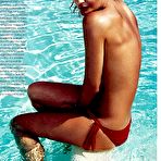 Fourth pic of Helena Christensen sexy, in bikini and no bra scan