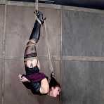 Third pic of SexPreviews - Kat Monroe high boots babe is tied wrapped in rope and clamped