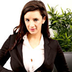 First pic of Cara Ruby Busty Intern Strips Nude - Cherry Nudes