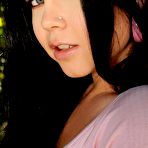 First pic of Shione Cooper in Young busty babe soloing outdoors