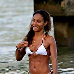 Third pic of Jada Pinkett sexy in white bikini