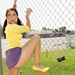 First pic of Hot dark-haired schoolgirl Gracie Glam sucks and rides a cock till she takes cumshot in her mouth