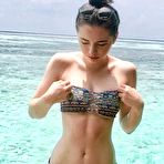 Third pic of Lily Mo Sheen Flaunts Her Teen Body In A Bikini For Older Men