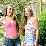 First pic of Two amateur Teens strip out of the clothes showing off thier tight bodies