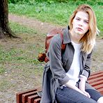 First pic of Dude picks up a sad babe in the park and cheers her up with sex