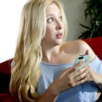 First pic of Aroused Samantha Rone seduces her neighbor cop and gets her hands all over his cannon