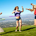 First pic of Emma and her girlfriends hula hooping and licking pussy by Babes | Erotic Beauties