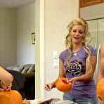 Second pic of Exciting Halloween party with Jessica Lynn and her GF enjoying big fat piston