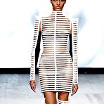First pic of Joan Smalls sexy and see through runway shots