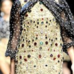Second pic of Joan Smalls sexy and see through runway shots