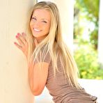 Third pic of Astounding golden-haired angel falls a large cucumber in her.. at Teenage Pussy Pic