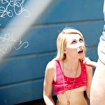 Fourth pic of Fairy-haired juvenile pornstar Alexa Grace grand spunk flow on face.. at Teenage Pussy Pic