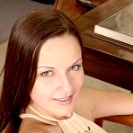 First pic of Lucy in Her smooth pussy winks at us!