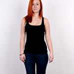 First pic of Curvy redhead posing in  casting pictures at Teenage Pussy Pic