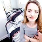 First pic of Young Latin cutie schoolgirl Marissa Mae giving POV oral sex to.. at Teenage Pussy Pics