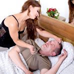 First pic of submissive cuck and his dominating wife