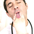 Second pic of Esther Virgin in Doctor prescribes foot meds!