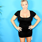 First pic of Milf with huge melons Amber Lynn Bach is licking the bone hard pecker from every angle